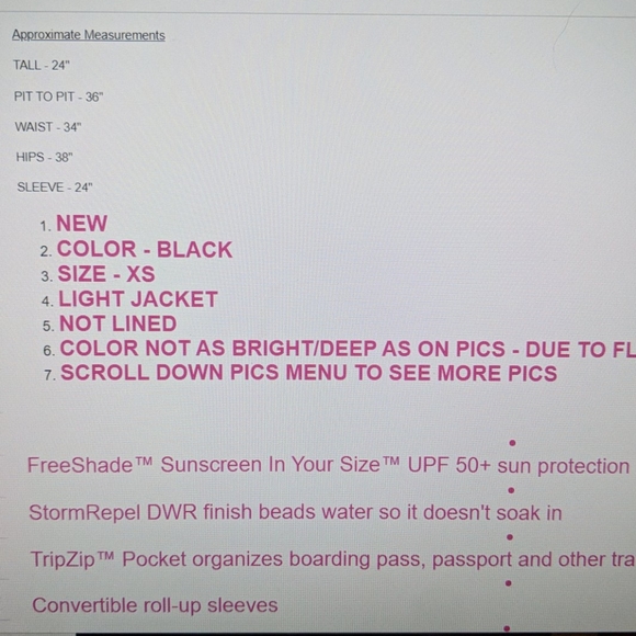 Eddie Bauer trevex outerwear jacket packable light - Picture 15 of 16